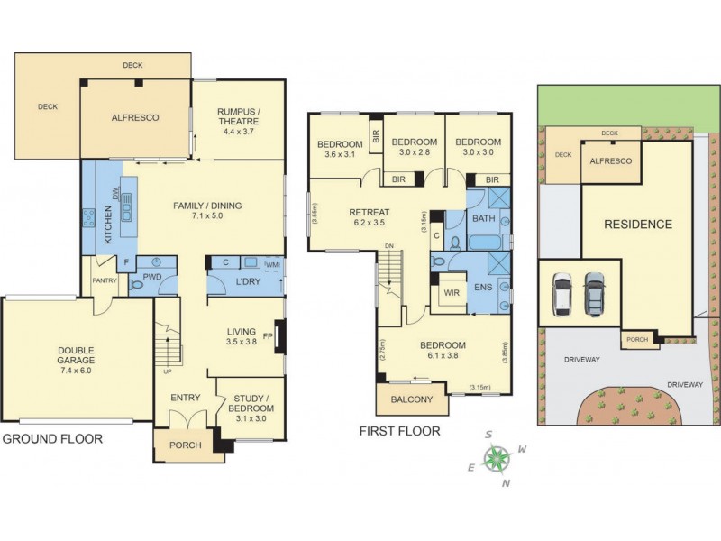 9 Teddington Way, Wantirna VIC 3152 Floorplan