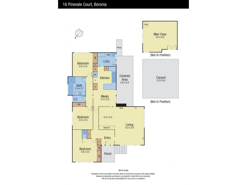 16 Pinevale Court, Boronia VIC 3155 Floorplan