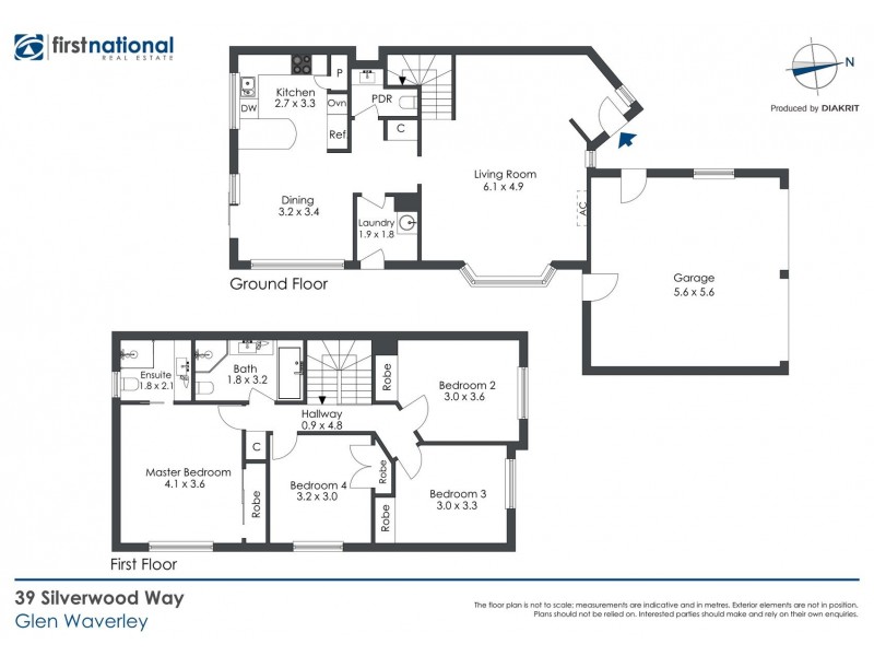 39 Silverwood Way, Glen Waverley VIC 3150 Floorplan