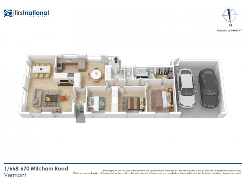 1/668-670 Mitcham Rd, Vermont VIC 3133 Floorplan