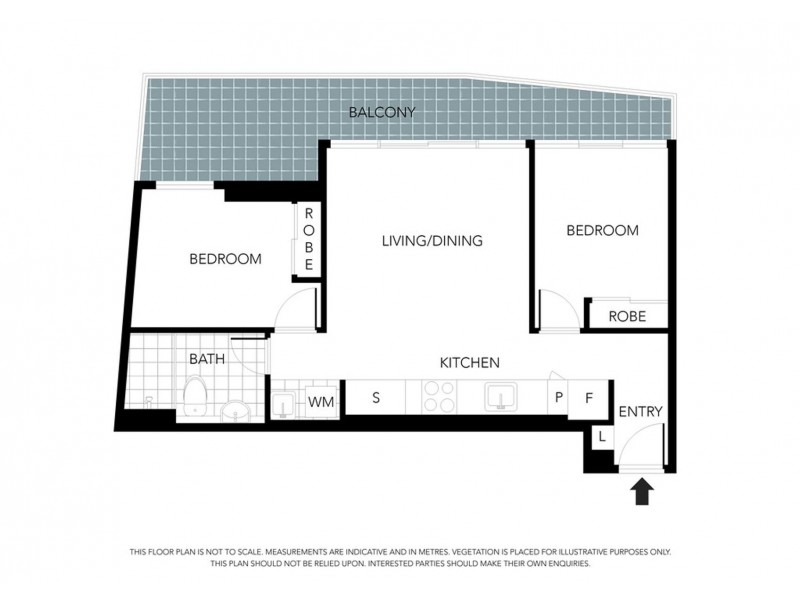 1015/3 Yarra Street, South Yarra VIC 3141 Floorplan