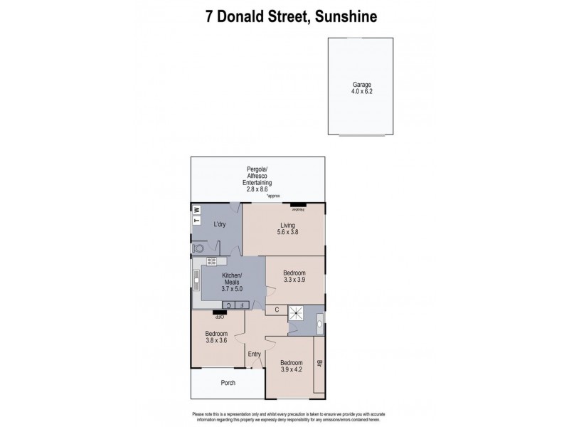 7 Donald Street, Sunshine VIC 3020 Floorplan