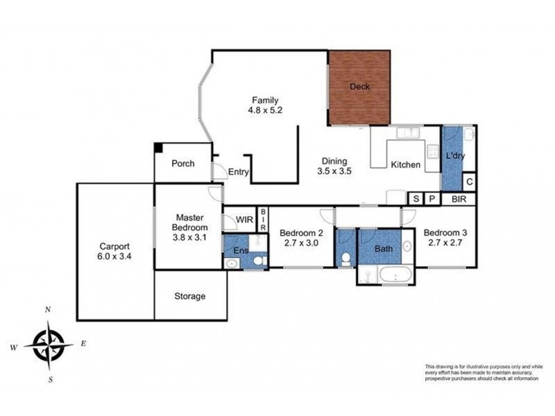 1/30 Chappell Drive, Wantirna South VIC 3152 Floorplan