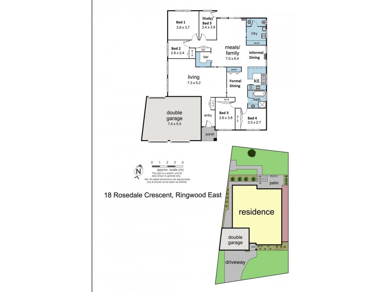 18 Rosedale Crescent, Ringwood East VIC 3135 Floorplan