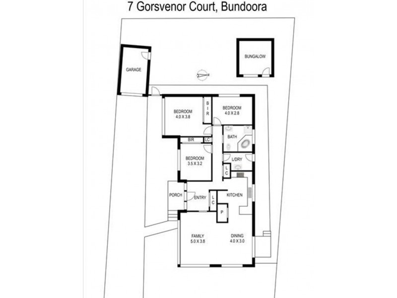 7 Grosvenor Court, Bundoora VIC 3083 Floorplan