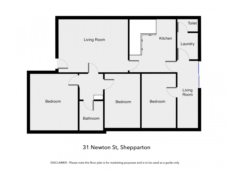 31 NEWTON STREET, Shepparton VIC 3630 Floorplan