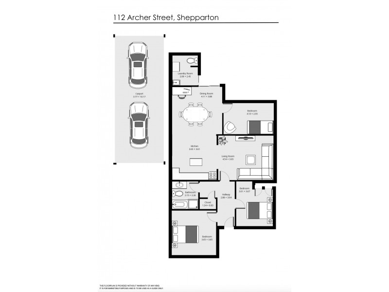 112 Archer Street, Shepparton VIC 3630 Floorplan