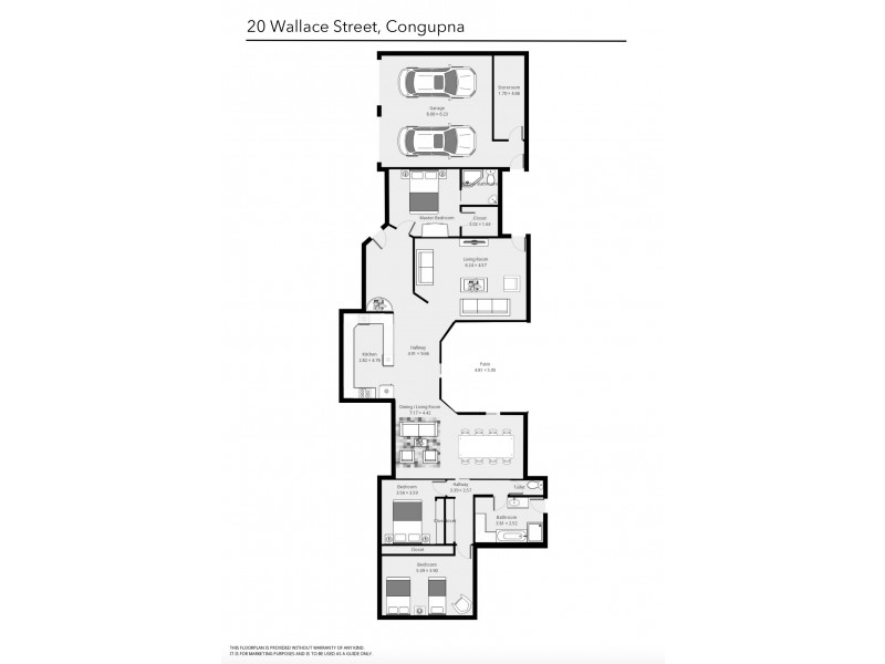 20 WALLACE STREET, Congupna VIC 3633 Floorplan