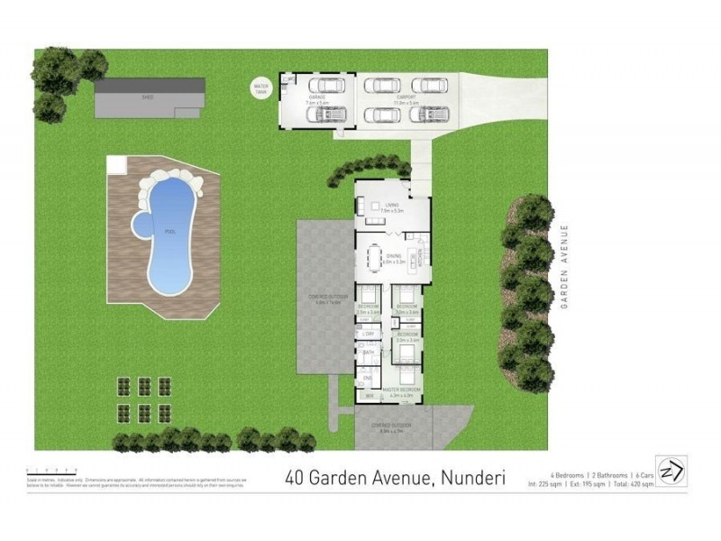 40 Garden Avenue, Nunderi NSW 2484 Floorplan