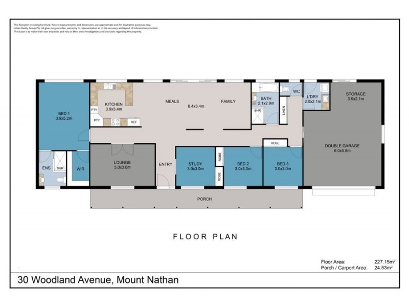 30 Woodland Avenue, Mount Nathan QLD 4211 Floorplan