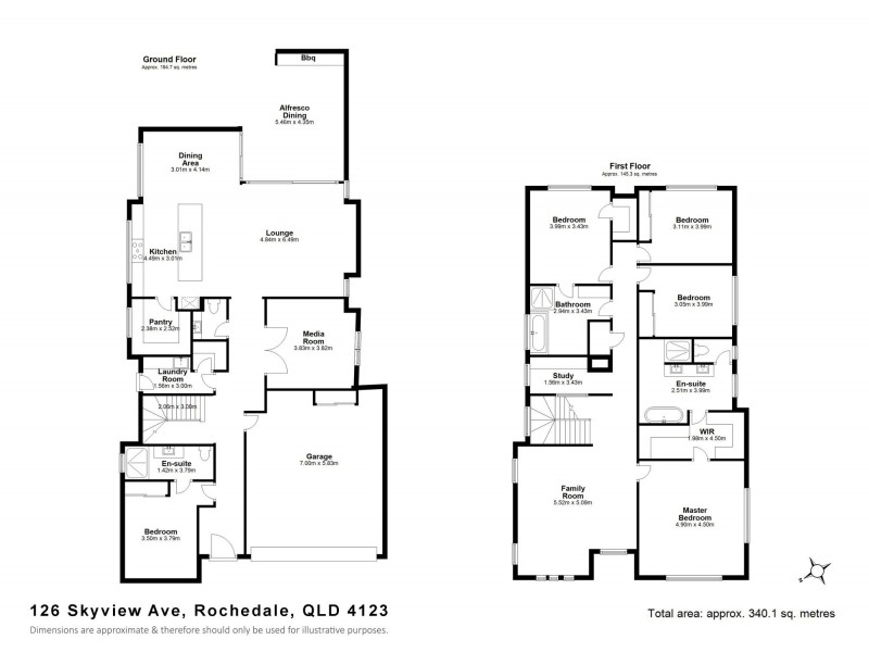 126 Skyview Avenue, Rochedale QLD 4123 Floorplan
