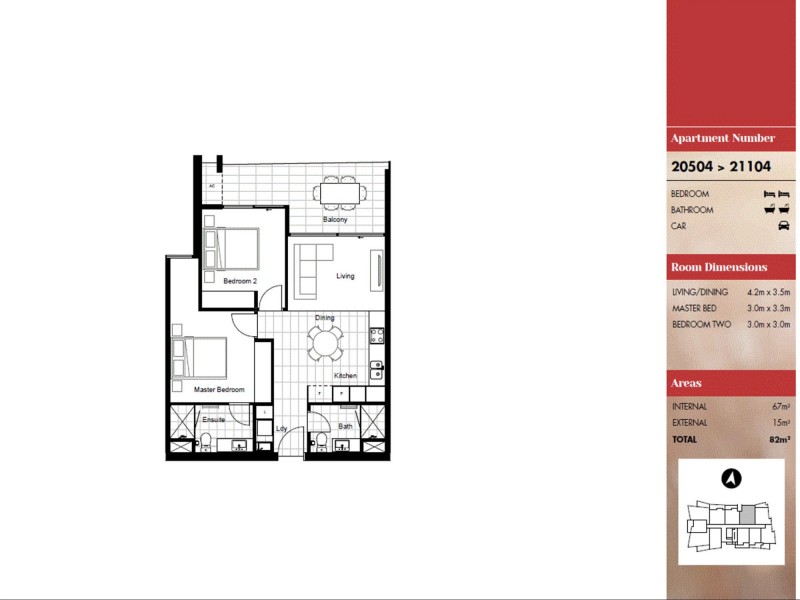 20504 300 Old Cleveland Road, Coorparoo QLD 4151 Floorplan