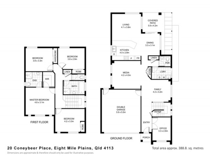 20 Coneybeer Place, Eight Mile Plains QLD 4113 Floorplan