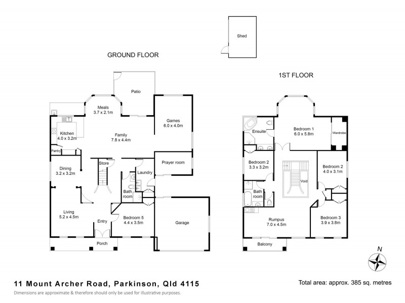 11 Mount Archer Road, Parkinson QLD 4115 Floorplan