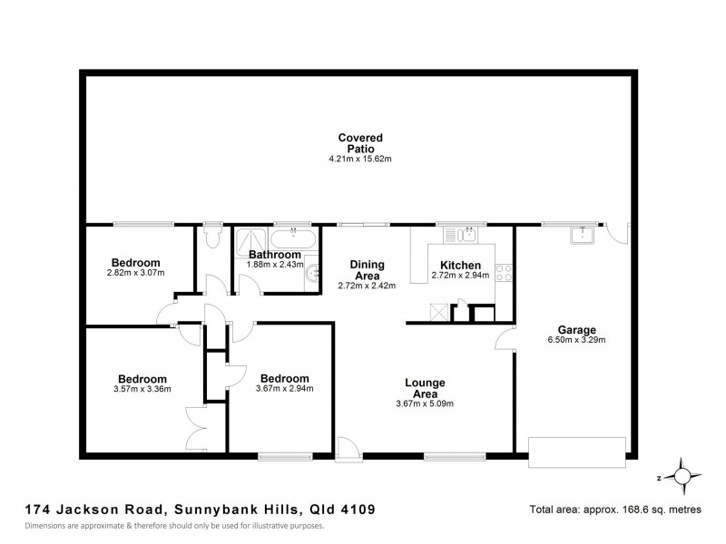 174 Jackson Road, Sunnybank Hills QLD 4109 Floorplan