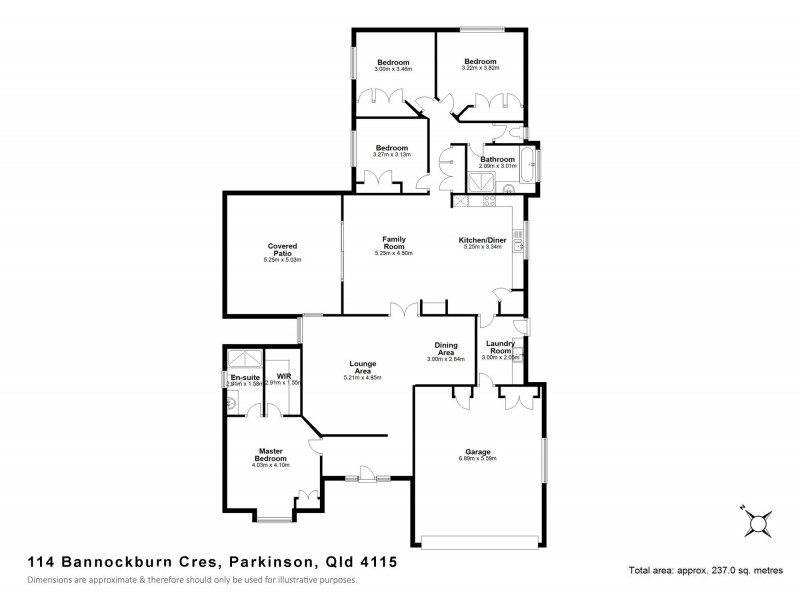114 Bannockburn Crescent  QLD 4115, Parkinson QLD 4115 Floorplan