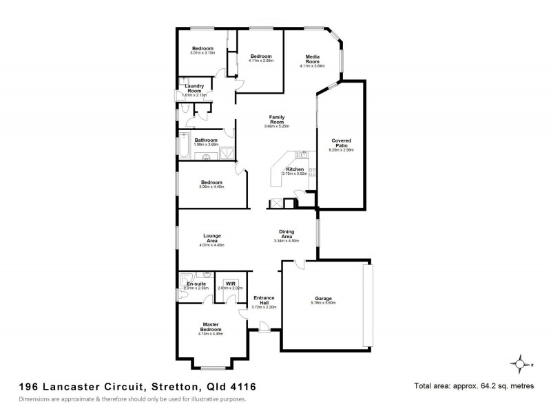 196 Lancaster Circuit, Stretton QLD 4116 Floorplan