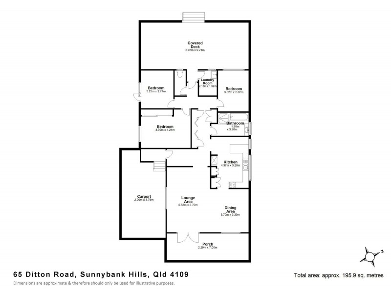 65 Ditton Road, Sunnybank Hills QLD 4109 Floorplan