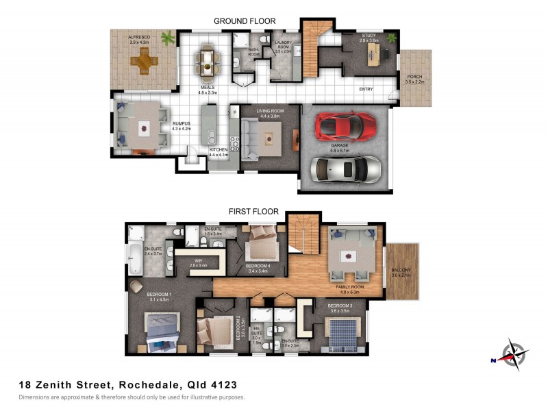 18 Zenith Street, Rochedale QLD 4123 Floorplan