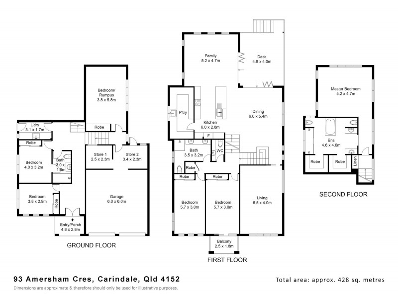 93 Amersham Crescent, Carindale QLD 4152 Floorplan