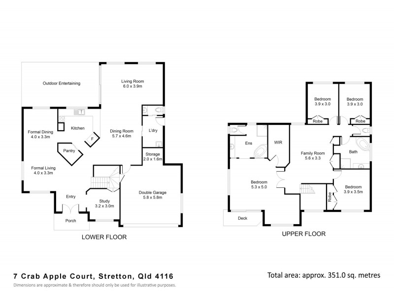 7 Crab Apple Court, Stretton QLD 4116 Floorplan