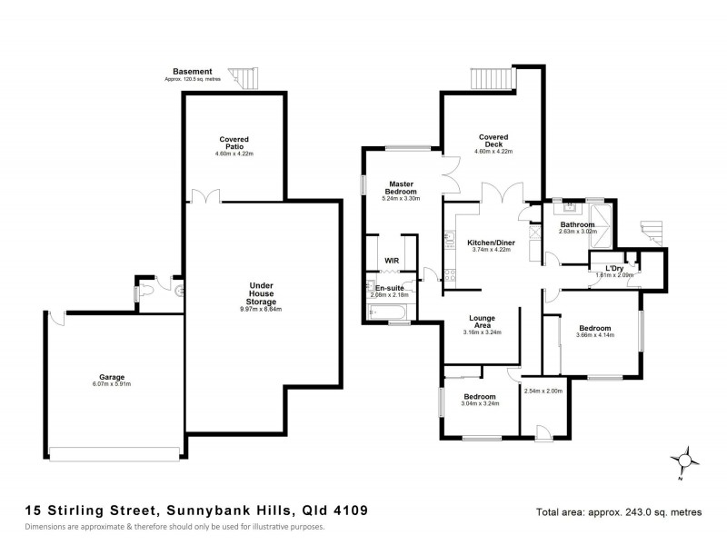 15 Stirling Street, Sunnybank Hills QLD 4109 Floorplan