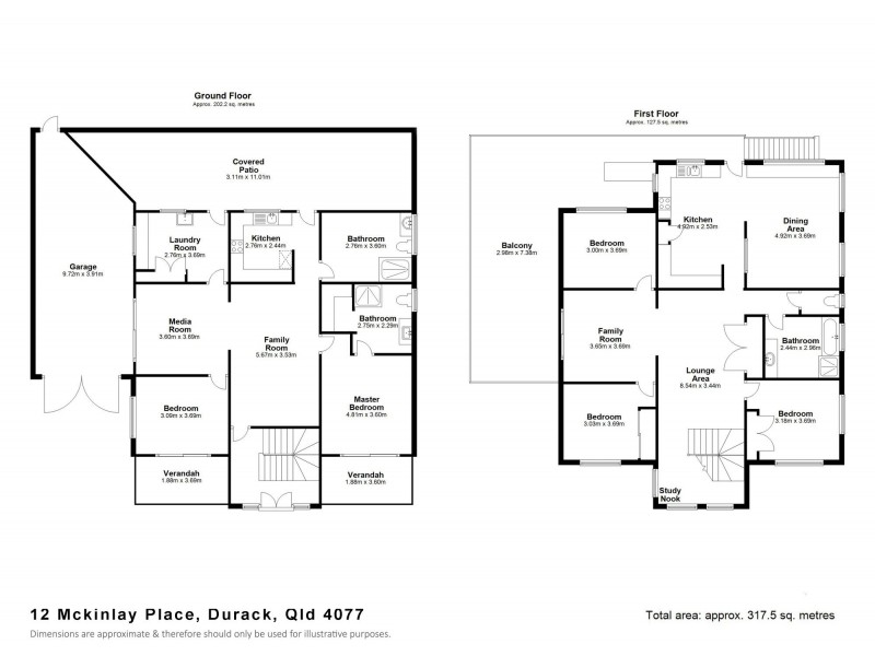 12 Mckinlay Place, Durack QLD 4077 Floorplan