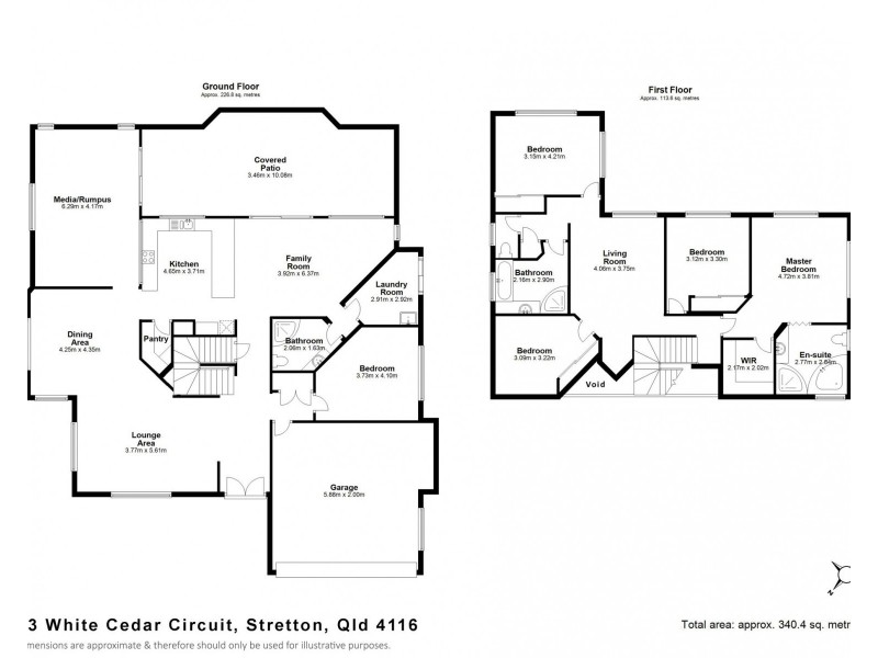 33 White Cedar Circuit, Stretton QLD 4116 Floorplan