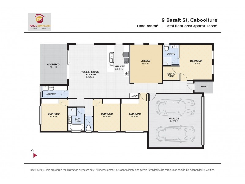 9 Basalt Street, Caboolture QLD 4510 Floorplan