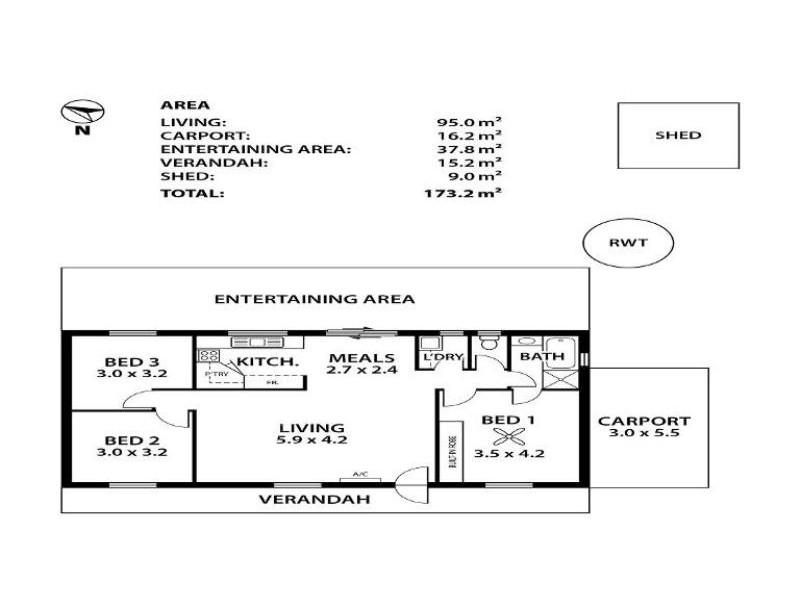 3/52 Murray Street, Strathalbyn SA 5255 Floorplan