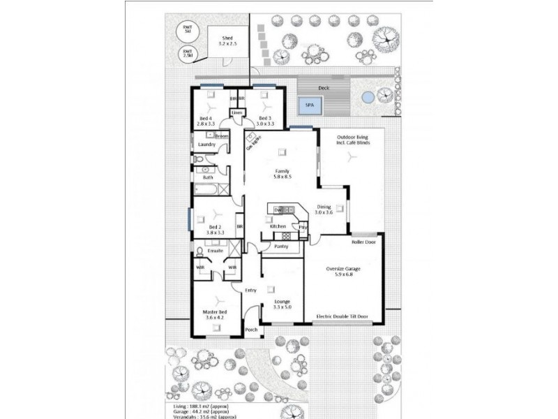 18 Tilly Street, Mount Barker SA 5251 Floorplan