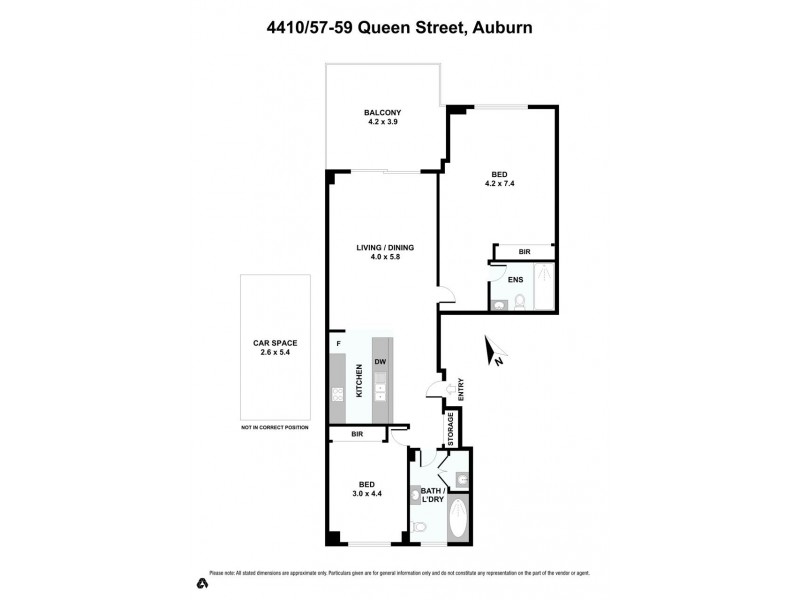 4410/57-59 Queen Street, Auburn NSW 2144 Floorplan