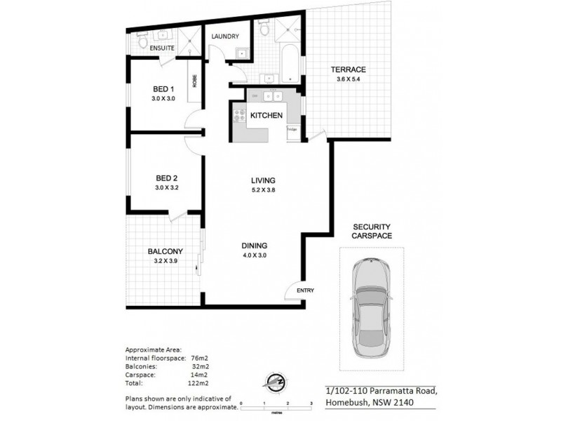 1/102-110 Parramatta Road, Homebush NSW 2140 Floorplan