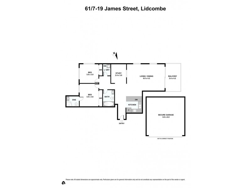 61/7-19 James Street, Lidcombe NSW 2141 Floorplan