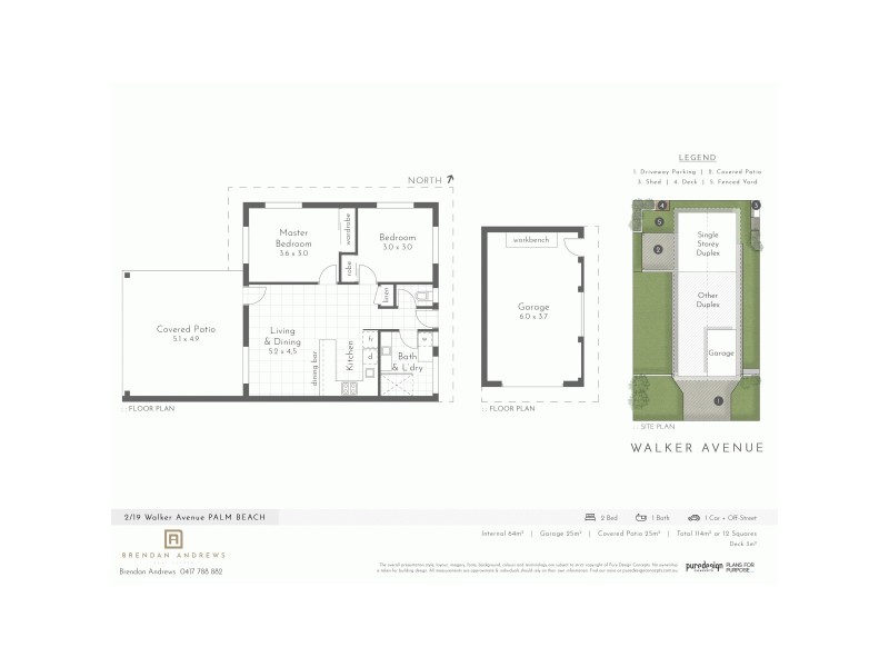 2/19 Walker Avenue, Palm Beach QLD 4221 Floorplan