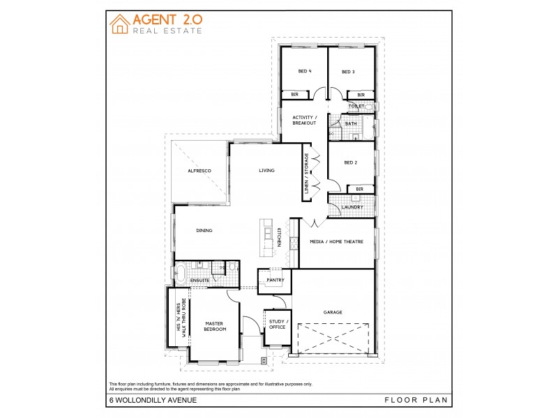 6 Wollondilly Ave, Goulburn NSW 2580 Floorplan