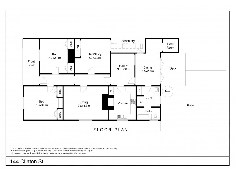 144 Clinton St, Goulburn NSW 2580 Floorplan