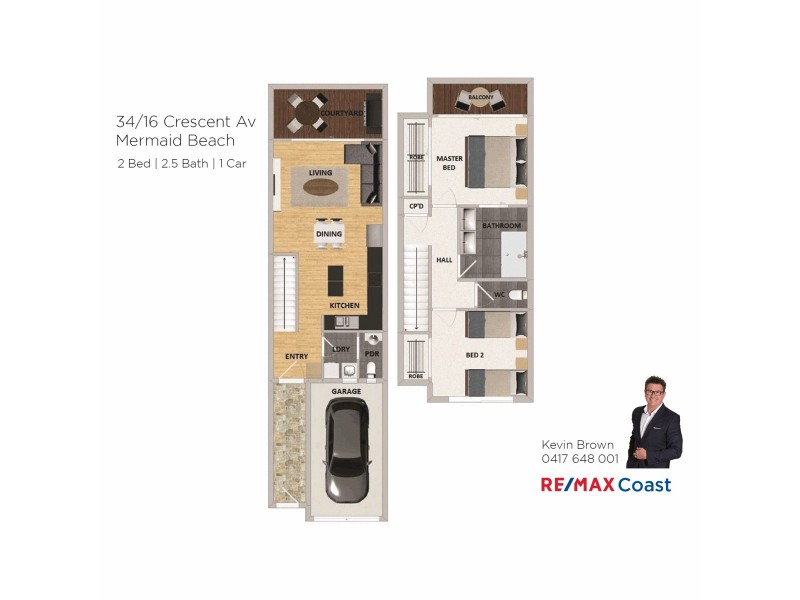 34/16 Crescent Avenue, Mermaid Beach QLD 4218 Floorplan
