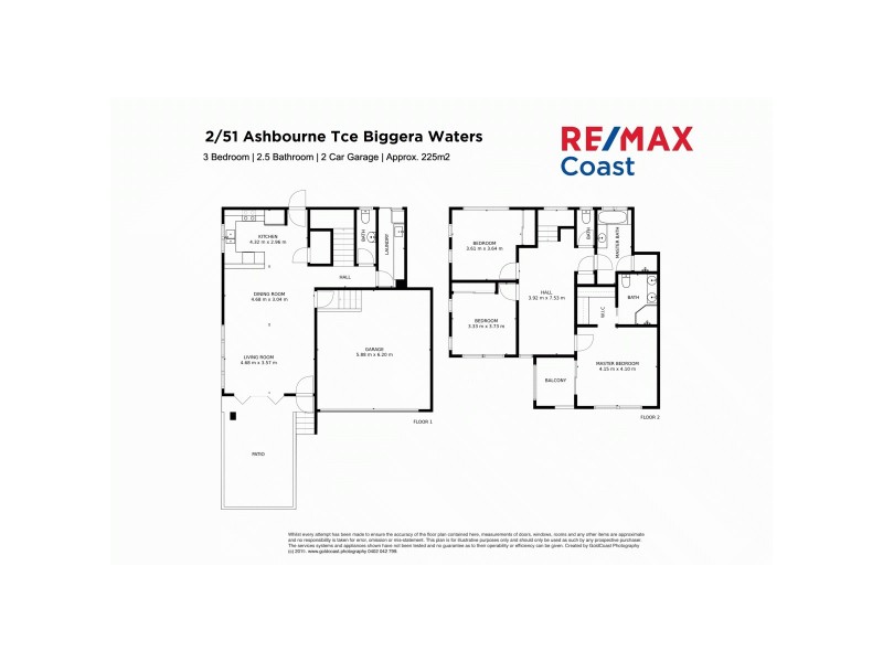 2/51 Ashbourne Terrace, Biggera Waters QLD 4216 Floorplan