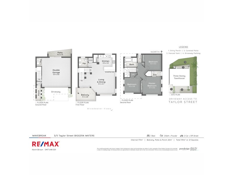 3/5 Taylor Street, Biggera Waters QLD 4216 Floorplan