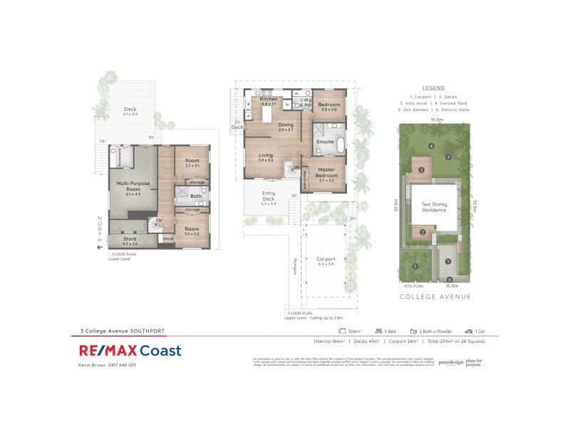3 College Avenue, Southport QLD 4215 Floorplan