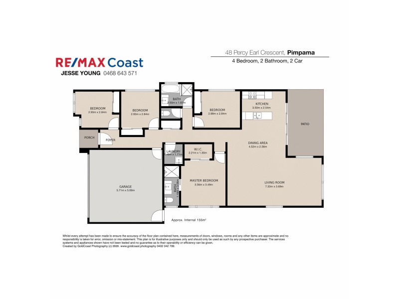 48 Percy Earl Crescent, Pimpama QLD 4209 Floorplan