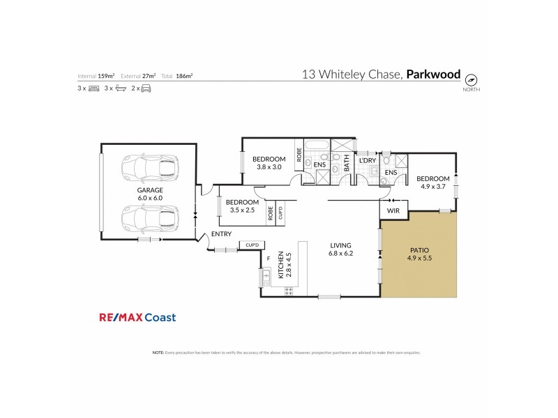 13 Whiteley Chase, Parkwood QLD 4214 Floorplan