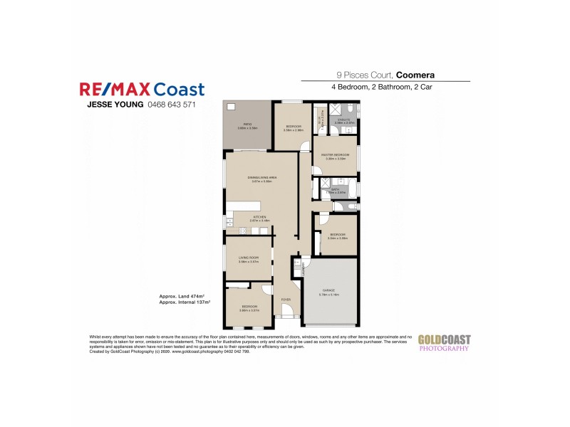 9 Pisces Court, Coomera QLD 4209 Floorplan