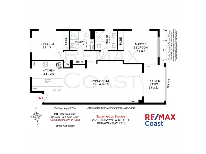 22/12-18 Bayview Street, Runaway Bay QLD 4216 Floorplan