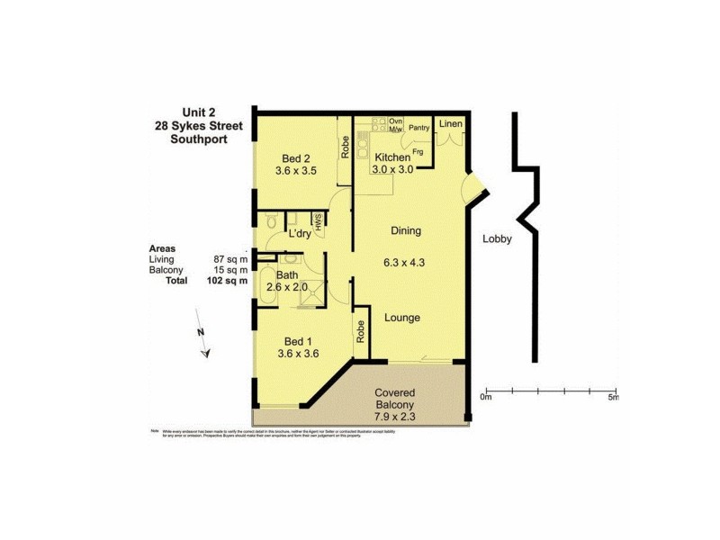2/28 Sykes Court, Southport QLD 4215 Floorplan