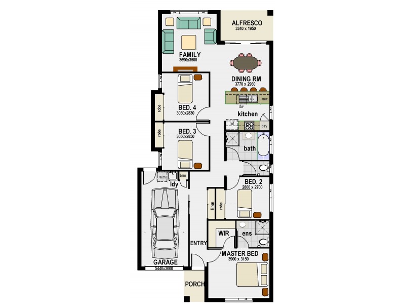 18 Topaz Crescent, Logan Reserve QLD 4133 Floorplan