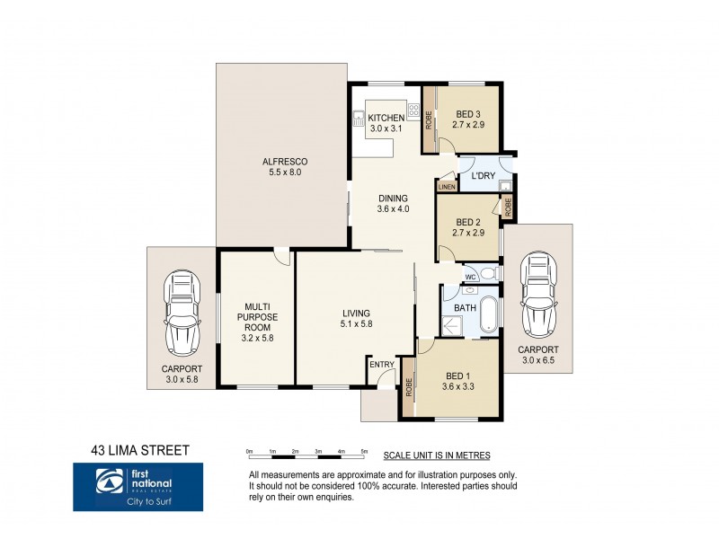 43 Lima Street, Edens Landing QLD 4207 Floorplan