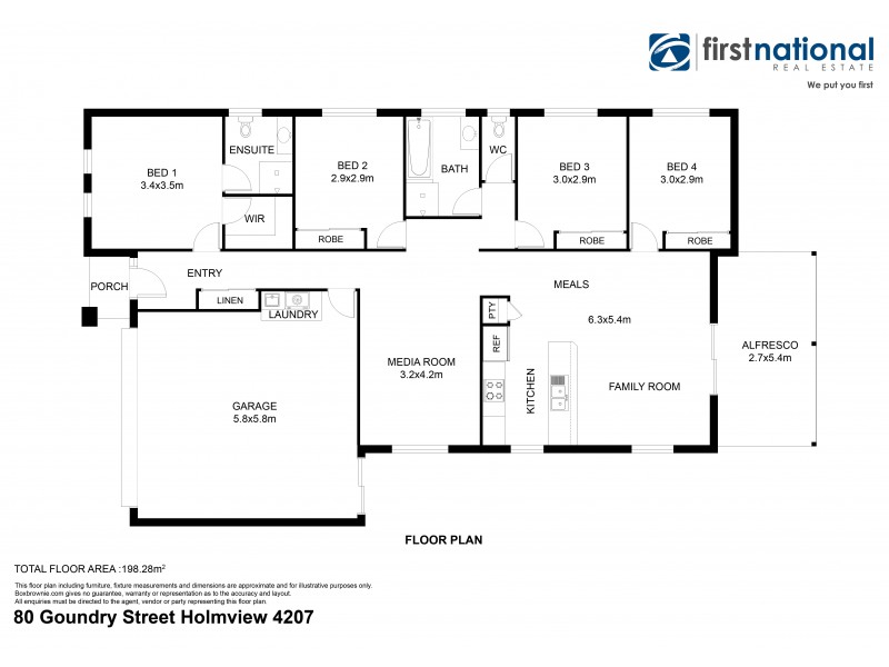 80 Goundry Drive, Holmview QLD 4207 Floorplan