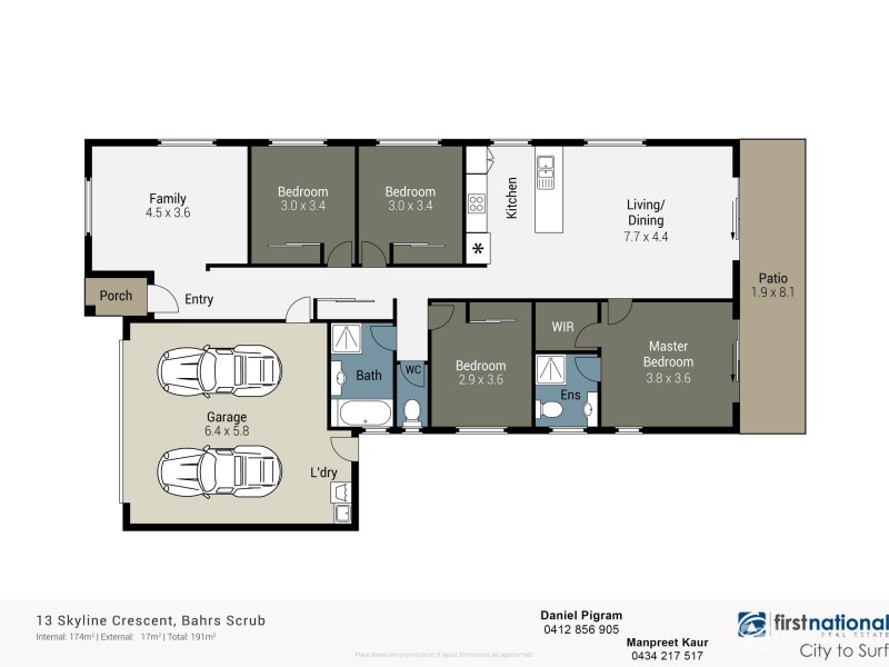 13 Skyline Circuit, Bahrs Scrub QLD 4207 Floorplan